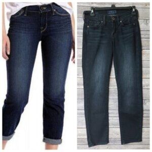 24 Lucky Brand Dark Wash Brooke Crop Jeans